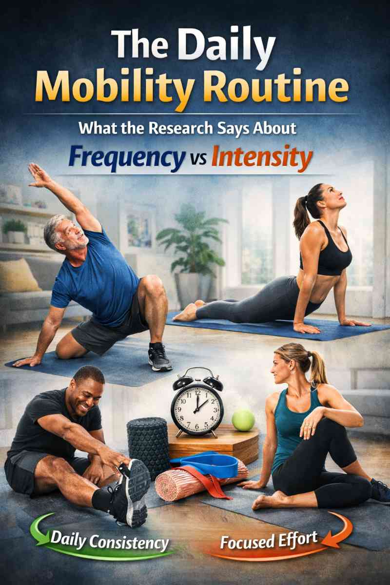 The daily mobility routine and what research says about frequency vs intensity